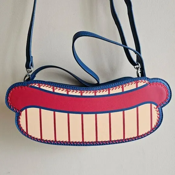 Disney Parks Magic Kingdom Casey’s Corner Hot Dog Crossbody Bag Purse no tag - Picture 6 of 12
